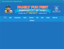 Tablet Screenshot of familydayfest.ca